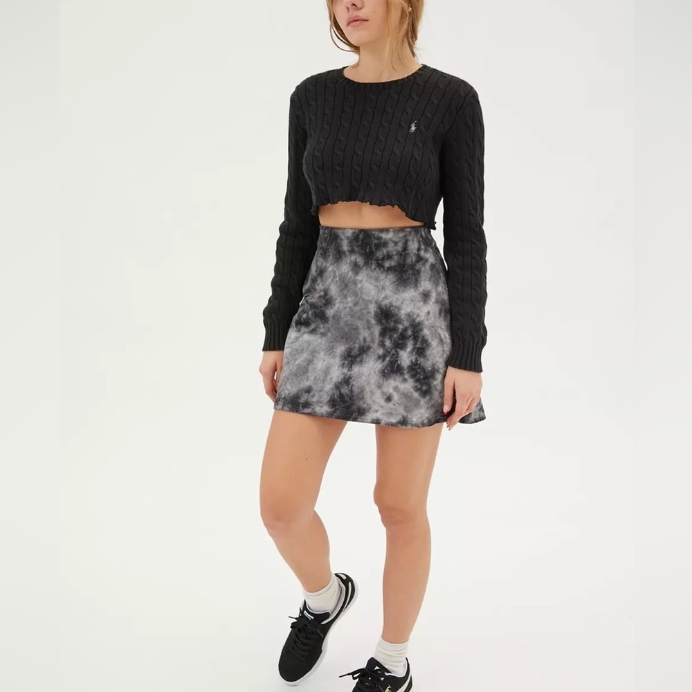 URBAN OUTFITTERS UO Tie-Dye Corduroy Mini Skirt Size Large New